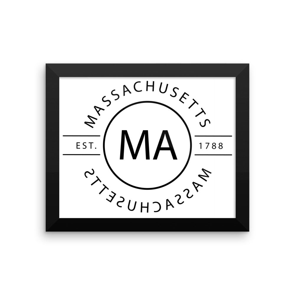 Massachusetts - Framed Print - Reflections