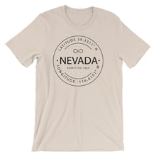 Nevada - Short-Sleeve Unisex T-Shirt - Latitude & Longitude