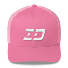 Idaho - Mesh Back Trucker Cap - White Embroidery - ID - Many Hat Color Options Available