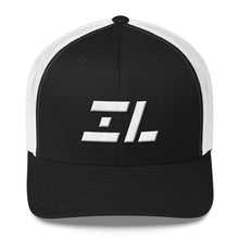 Illinois - Mesh Back Trucker Cap - White Embroidery - IL - Many Hat Color Options Available