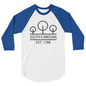South Carolina - 3/4 Sleeve Raglan Shirt - Established