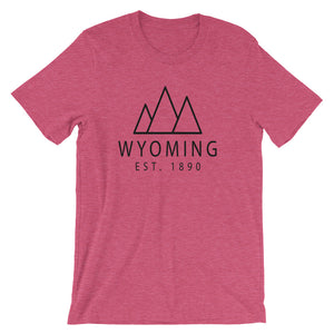 Wyoming - Short-Sleeve Unisex T-Shirt - Established