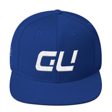 Guam - Flat Brim Hat - White Embroidery - GU - Many Hat Color Options Available