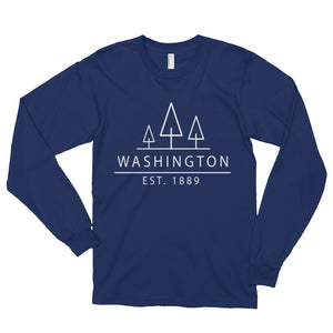 Washington - Long sleeve t-shirt (unisex) - Established