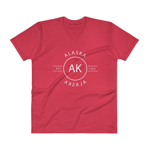 Alaska - V-Neck T-Shirt - Reflections