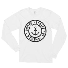 USA Designs - Long sleeve t-shirt (unisex) - Anchor
