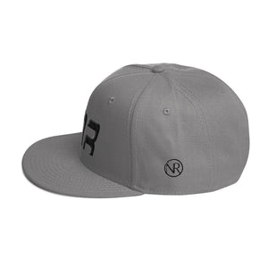 Native Realm - Flat Brim Hat - Black Embroidery - NR - Many Hat Color Options Available