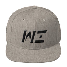 Wisconsin - Flat Brim Hat - Black Embroidery - WI - Many Hat Color Options Available