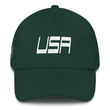 USA Designs - Embroidered Low Profile Cotton Hat - USA