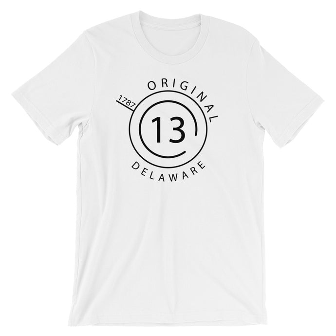 Delaware - Short-Sleeve Unisex T-Shirt - Original 13