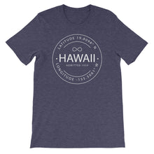 Hawaii - Short-Sleeve Unisex T-Shirt - Latitude & Longitude