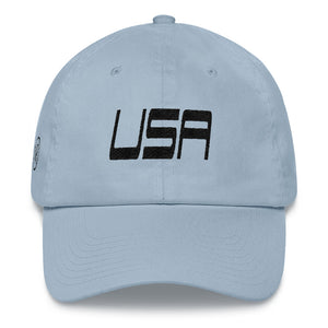 USA Designs - Embroidered Low Profile Cotton Hat - USA