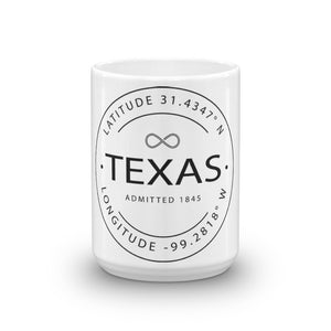 Texas - Mug - Latitude & Longitude