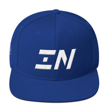 Indiana - Flat Brim Hat - White Embroidery - ID - Many Hat Color Options Available