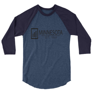 Minnesota - 3/4 Sleeve Raglan Shirt - Established