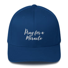 Margo's Collection - Pray for a Miracle - Structured Twill Cap - 2 Sizes - Embroidered Front and Back (#WUM)