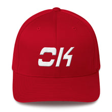 Oklahoma - Structured Twill Cap - White Embroidery - OK - Many Hat Color Options Available