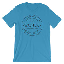 Washington DC - Short-Sleeve Unisex T-Shirt - Latitude & Longitude