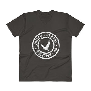 USA Designs - V-Neck T-Shirt - Eagle