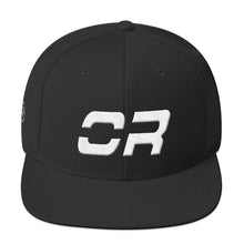 Oregon - Flat Brim Hat - White Embroidery - OR - Many Hat Color Options Available