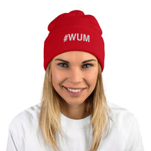Margo's Collection - #WUM (wakeupmargo) - White Embroidery - Pom-Pom Beanie - Different hat colors available