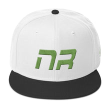 Native Realm - Flat Brim Hat - Green Embroidery - NR - Many Hat Color Options Available