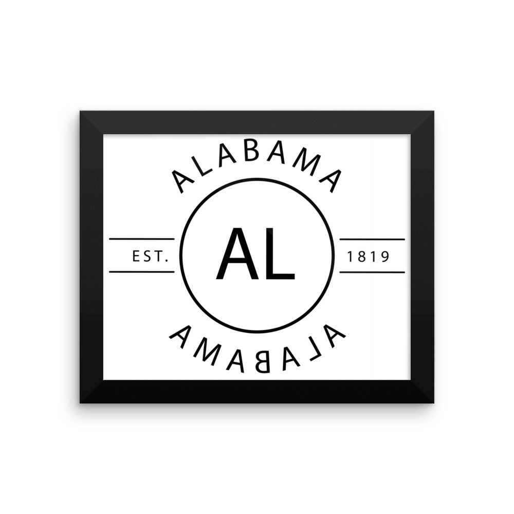 Alabama - Framed Print - Reflections