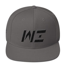 Wisconsin - Flat Brim Hat - Black Embroidery - WI - Many Hat Color Options Available