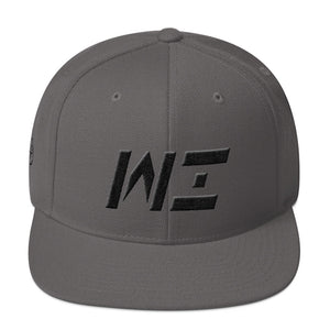 Wisconsin - Flat Brim Hat - Black Embroidery - WI - Many Hat Color Options Available