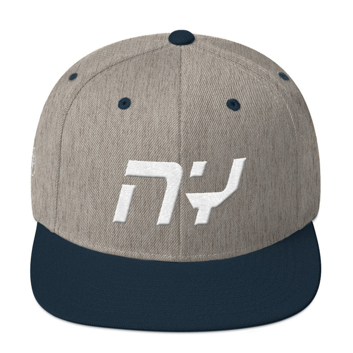 New York - Flat Brim Hat - White Embroidery - NY - Many Hat Color Options Available