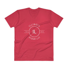 Illinois - V-Neck T-Shirt - Reflections