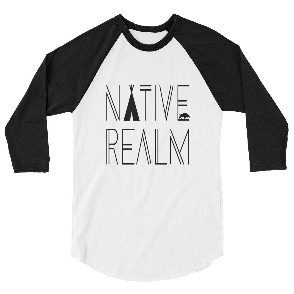 Native Realm - 3/4 Sleeve Unisex Raglan Shirt - NR3