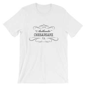 Virginia - Chesapeake VA - Short-Sleeve Unisex T-Shirt - "Authentic"