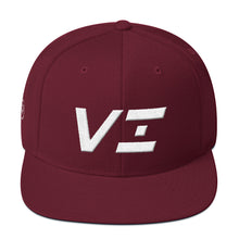 Virgin Islands - Flat Brim Hat - White Embroidery - VI - Many Hat Color Options Available