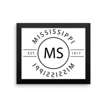 Mississippi - Framed Print - Reflections