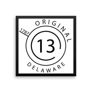 Delaware - Framed Print - Original 13