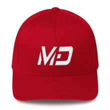 Maryland - Structured Twill Cap - White Embroidery - MD - Many Hat Color Options Available
