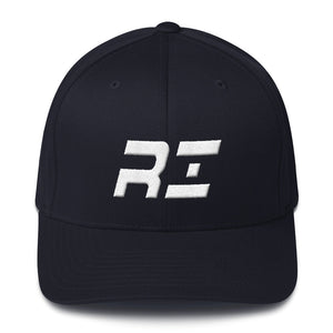 Rhode Island - Structured Twill Cap - White Embroidery - RI - Many Hat Color Options Available