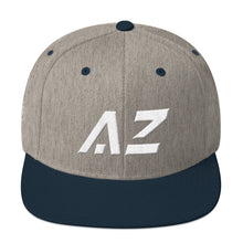 Arizona - Flat Brim Hat - White Embroidery - AZ - Many Hat Color Options Available