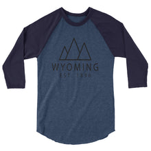 Wyoming - 3/4 Sleeve Raglan Shirt - Established