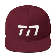 Tennessee - Flat Brim Hat - White Embroidery - TN - Many Hat Color Options Available