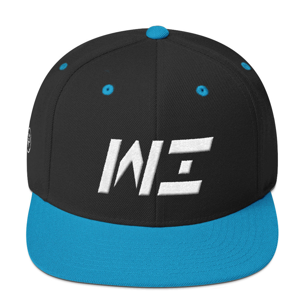 Wisconsin - Flat Brim Hat - White Embroidery - WI - Many Hat Color Options Available