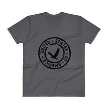 USA Designs - V-Neck T-Shirt - Eagle