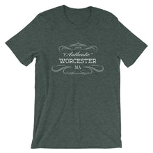 Massachusetts - Worcester MA - Short-Sleeve Unisex T-Shirt - "Authentic"