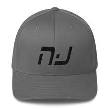 New Jersey - Structured Twill Cap - Black Embroidery - NJ - Many Hat Color Options Available