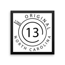 North Carolina - Framed Print - Original 13