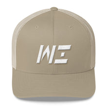 Wisconsin - Mesh Back Trucker Cap - White Embroidery - WI - Many Hat Color Options Available