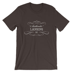 Michigan - Lansing MI - Short-Sleeve Unisex T-Shirt - "Authentic"