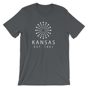 Kansas - Short-Sleeve Unisex T-Shirt - Established