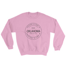 Oklahoma - Crewneck Sweatshirt - Latitude & Longitude
